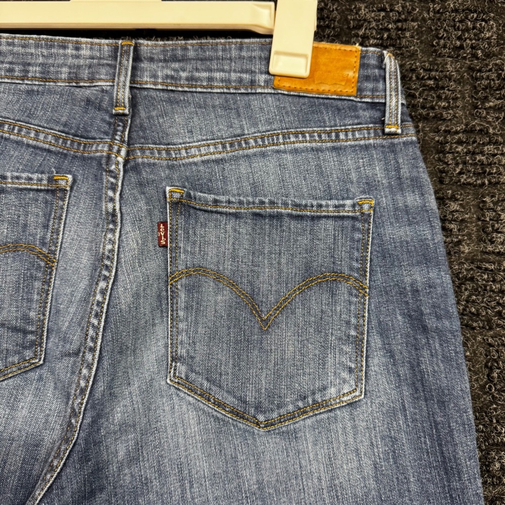Levis High Rise Skinny Jeans Womens 29 Medium Wash Blue Denim 19970-0120